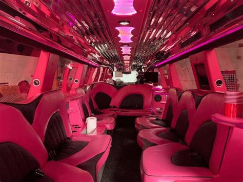 14 Passenger Pink Escalade Aadvanced Limousines