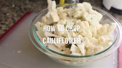 How To Chop Cauliflower By Cooksmarts Youtube
