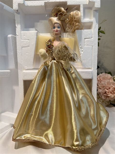 mattel gold sensation porcelain barbie 1993 10246 brand new in original box ebay