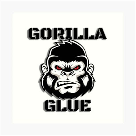 Gorilla Glue Strain Art Prints Redbubble