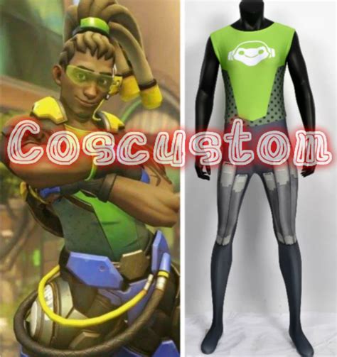 Coscustom High Quality Game Ow Lucio Costume Lucio Bottoming Jumpsuit