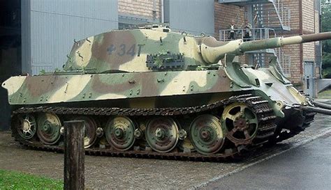 Surviving German King Tiger Ii Ausf B Heavy Tank Being Restored At The