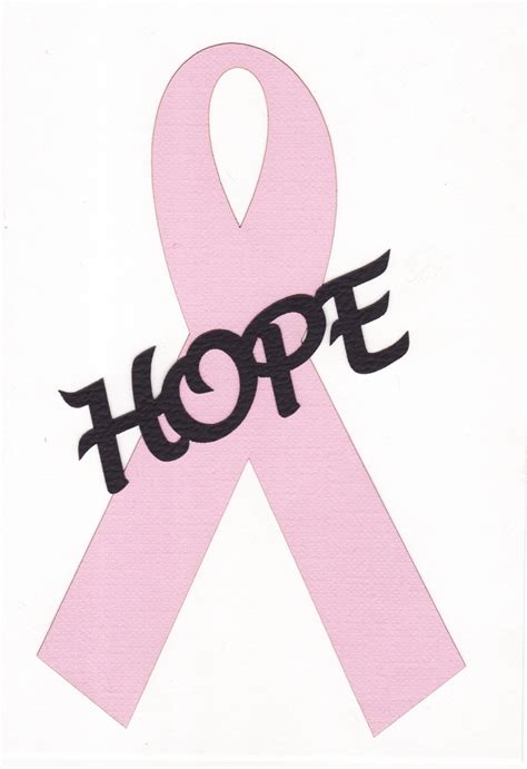 Pink Ribbon Breast Cancer Clip Art Breast Cancer Ribbon Outline Clipartix
