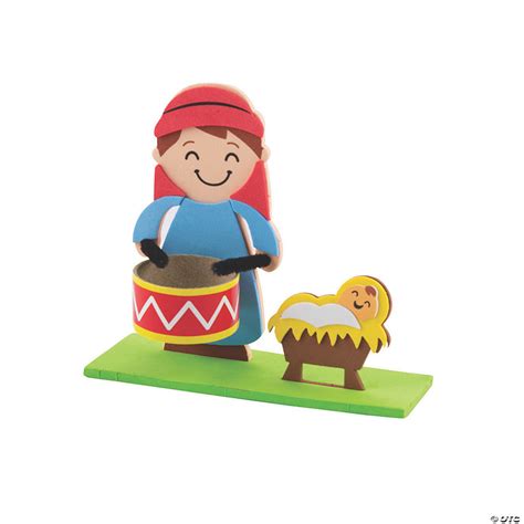 3d Little Drummer Boy With Jesus Craft Kit Makes 12 Discontinued