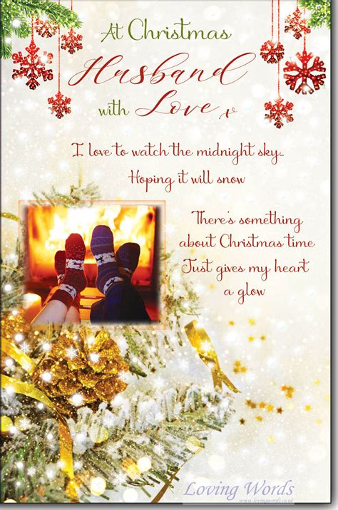 Husband At Christmas Greeting Cards By Loving Words
