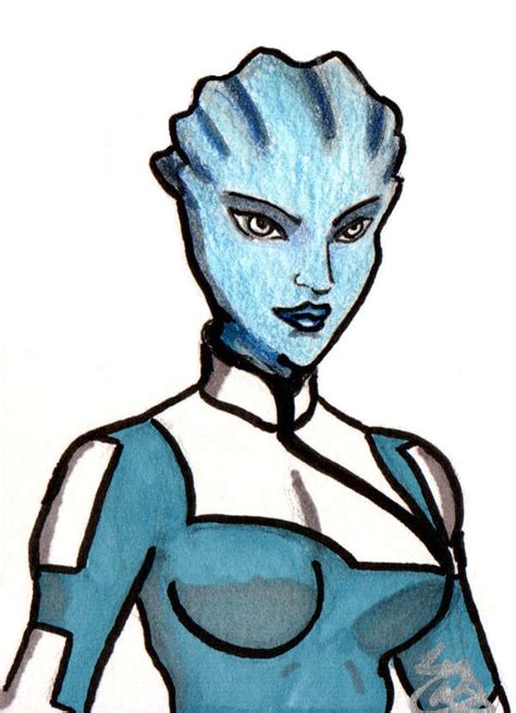 Mass Effect Liara Card By Gryphonknight On Deviantart