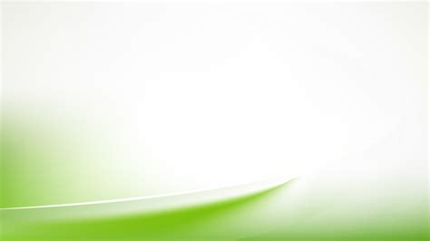 Glowing Abstract Green And White Wave Background