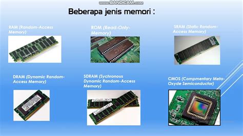 Ram (random access memory) ram atau biasa juga disebut memory, adalah suatu alat komputer (perangkat keras/hardware). Jenis Memori Komputer / Pengertian Ram Dan Rom Fungsi ...