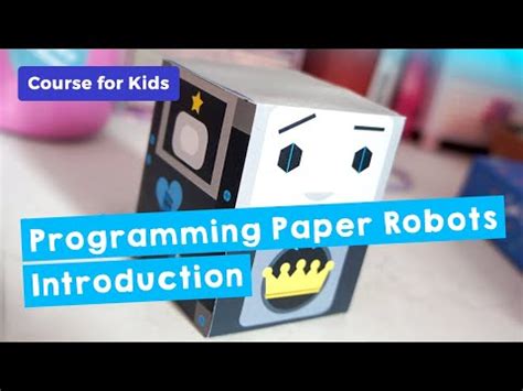 introduction programming paper robots part  youtube