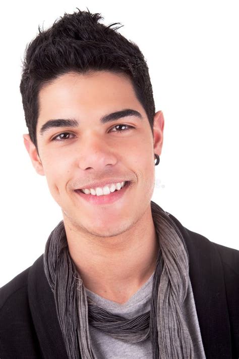 Handsome Young Man Smiling Stock Photo Image Of Portrait 13904220