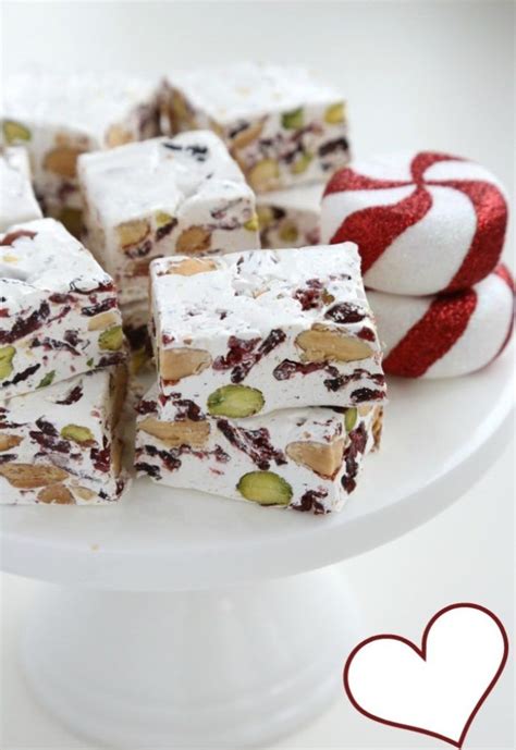 Made up of honey, egg whites and toasted nuts. Christmas Nougat - made with marshmallows. | Homemade ...