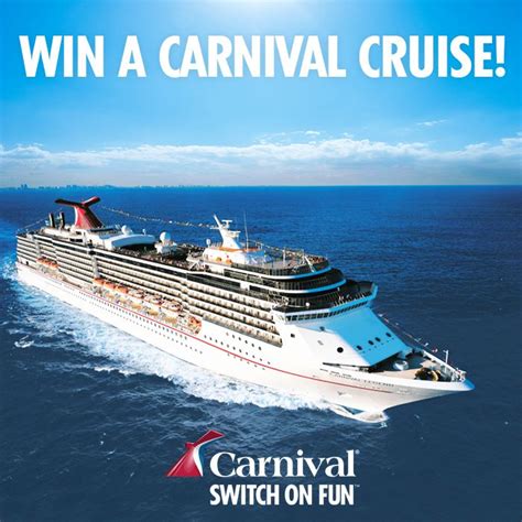 Carnival Cruises Lines Allaboard Competition Opens Today Enter Now