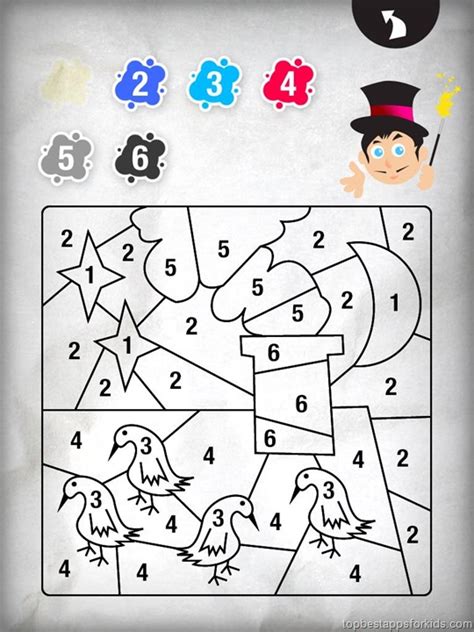 It has unique graphics and buildable characters to keep kids engaged, and all answers are handwritten or drawn on the screen so kids can also practice handwriting. Magic Coloring | best apps for kids | iPad iPhone Android ...