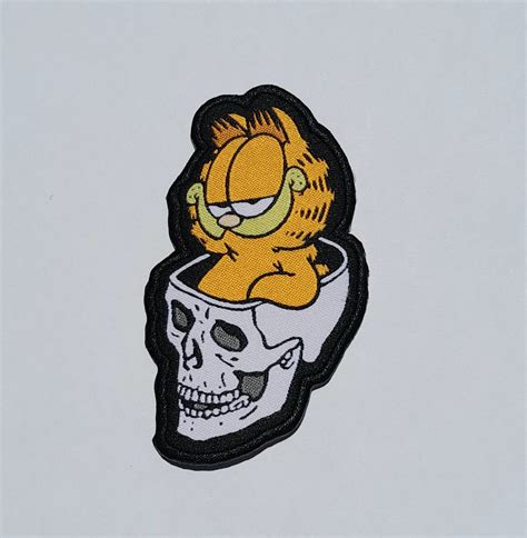Garfield Skull Patch Secret Headquarters