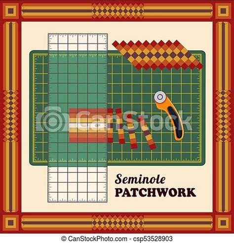 My mat measured approximately 28″ x 27″. Patchwork diy, cutting mat, quilters ruler, rotary blade cutter, traditional seminole strip ...