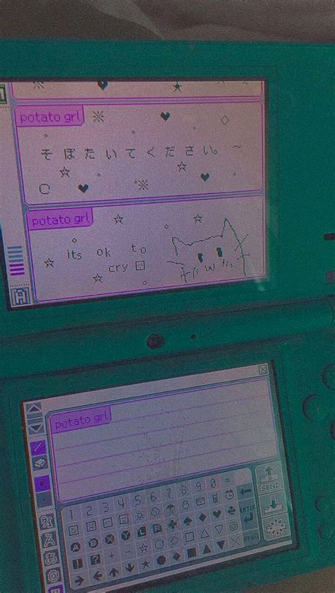 Pictochat Aesthetic Cyber Aesthetic Y2k Wallpaper Aesthetic Anime