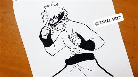 How To Draw Naruto Full Body Step By Step How To Draw Naruto Full