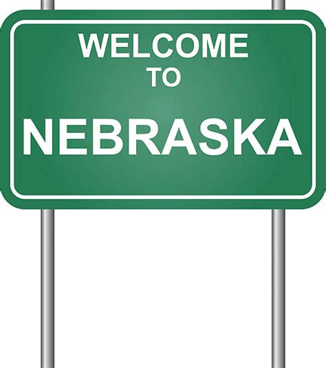 Nebraska Welcome Sign Illustrations Royalty Free Vector Graphics
