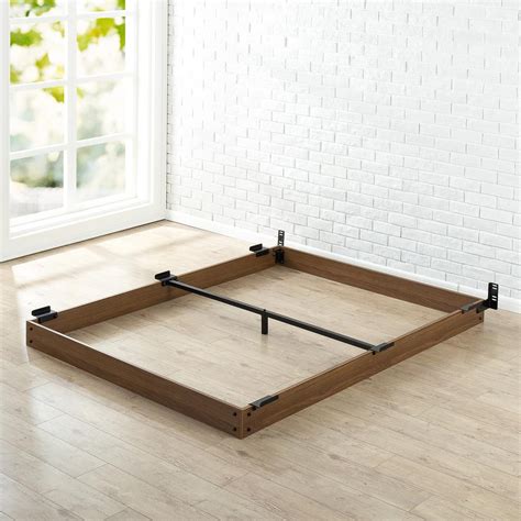 Zinus 5 In Full Wooden Bed Frame Hd Wdbf 5f The Home Depot