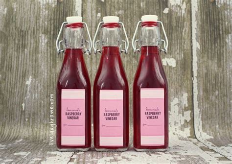 Homemade Raspberry Vinegar A Great Mothers Days T For