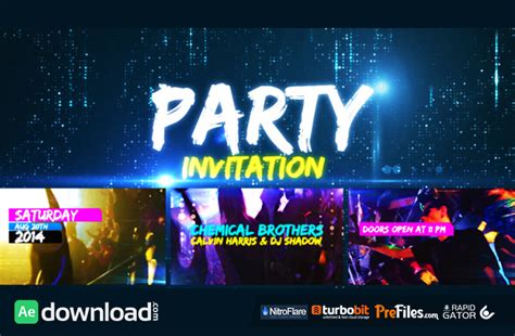 PARTY INVITATION (VIDEOHIVE PROJECT) - FREE DOWNLOAD - Free After