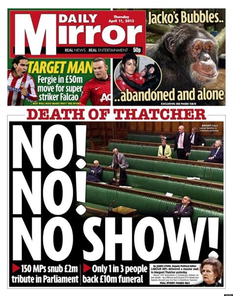 Daily mirror | the daily mirror's best content on travel, pets, babies, celebs and so much more from the official daily mirror account. The Sun And Daily Mirror Both Highlight Labour Thatcher ...