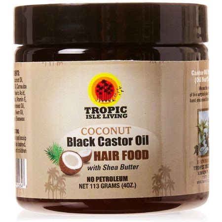 Tropic isle living jamaican black castor oil, glass bottle (8 ounce). Tropic Isle Living Coconut Jamaican Black Castor Oil Hair ...