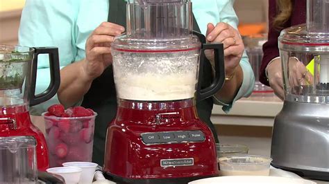 Dice, slice, shred or julienne. KitchenAid 9Cup Exact Slice Food Processor w/ French Fry & Dough Attach. with Courtney Cason ...
