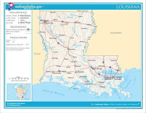 Map Of Louisiana Street Map Online Maps And