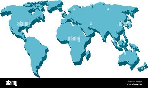 Mundo Planeta Tierra Mapas Imagen Vector De Stock Alamy