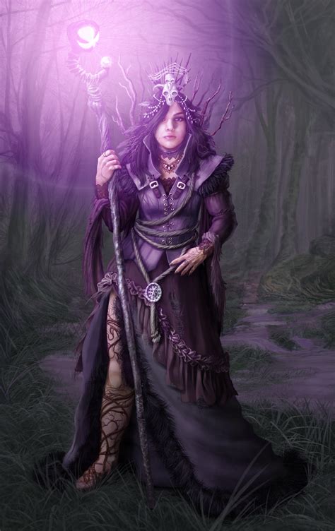 Purple Witch By Theroguespider On Deviantart
