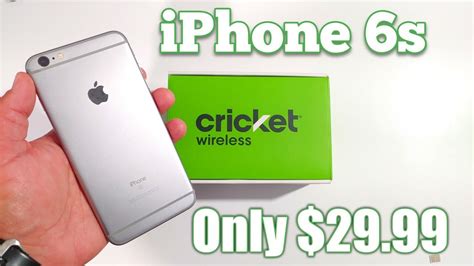 Iphone 6s Only 2999 Cricket Wireless Youtube