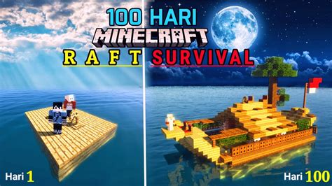Hari Minecraft Raft Survival Youtube