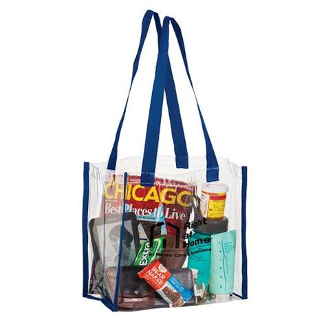 Clear Totebag Nfl Approved Clear Bag Custom Imprinted See Thru