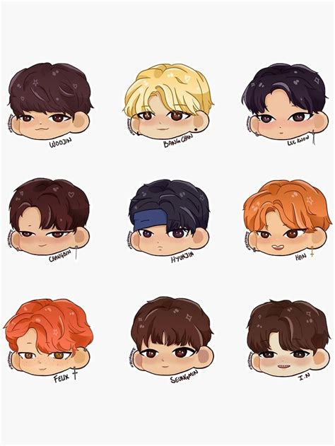 Stray Kids Chibi Sticker Pack Sticker By Sunkissfelix Kids Doodles