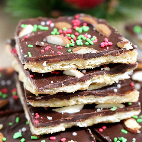 Easy Christmas Crack Saltine Toffee Sweet Spicy Kitchen