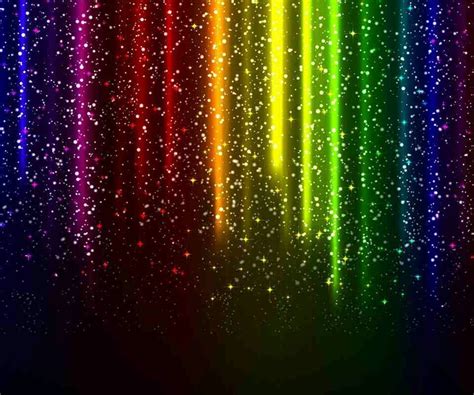 Rainbow Sparkle Rainbow Wallpaper Glowing Background Glitter Wallpaper