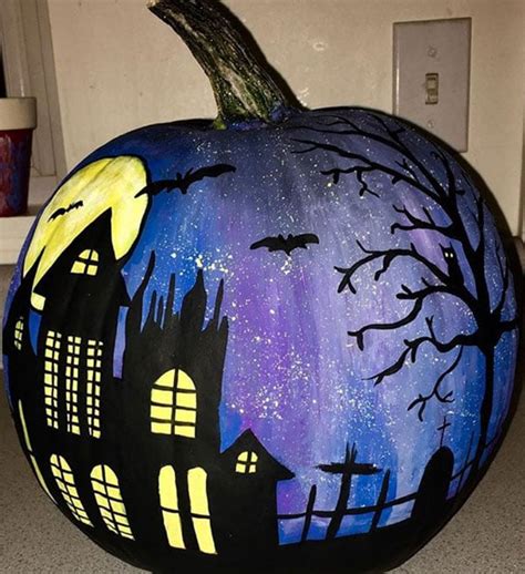 35 Amazing Painted And Decorative Pumpkin Art Ideas For Halloween 2018
