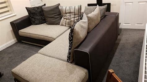 As it didn't appear to take up as much room as i had anticipated i measured it against the sizing on the . DFS Corner Sofa - VGC | in Garforth, West Yorkshire | Gumtree