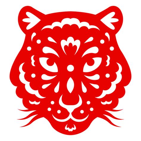 Traditional Chinese Zodiac Tiger Face Png And Svg Design For T Shirts