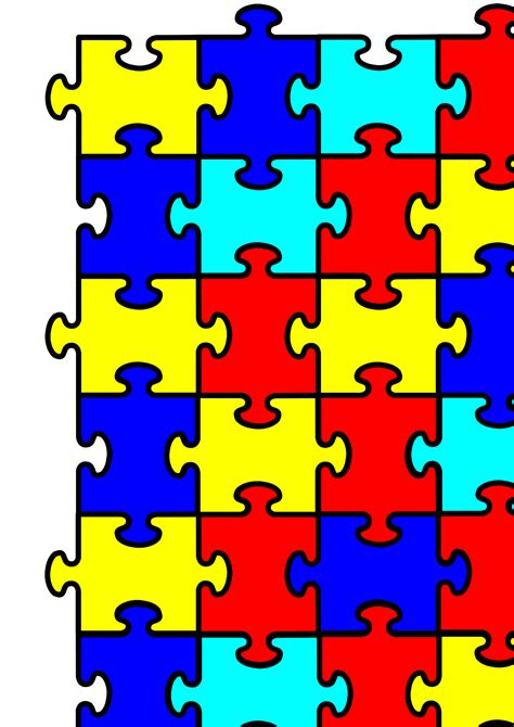 Autism Puzzles Clipart Best