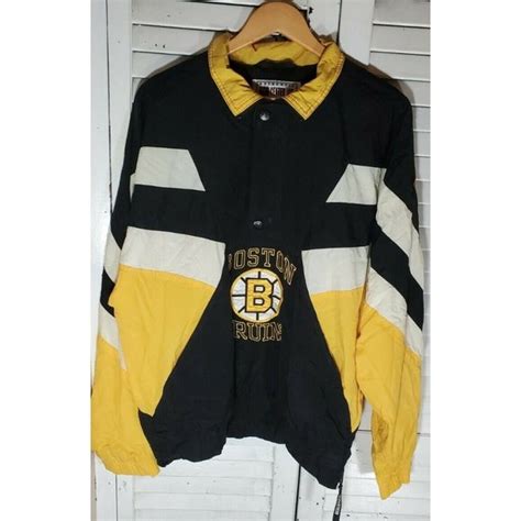 Starter Jackets And Coats Vintage Starter Center Ice Boston Bruins
