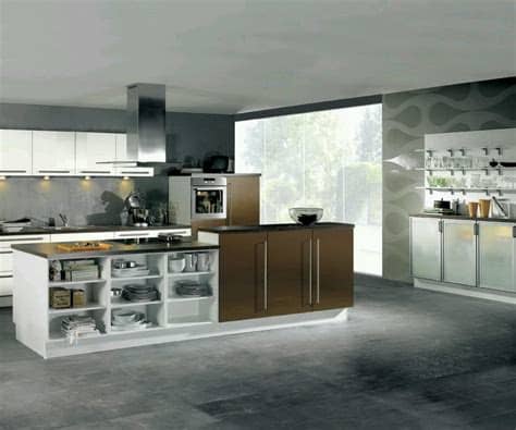 Alno cabinets & miele appliances in a modern kitchen. New home designs latest.: Ultra modern kitchen designs ideas.