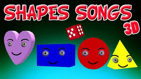 The Shapes Song Shapes For Children Learn Shapes Shapes Song