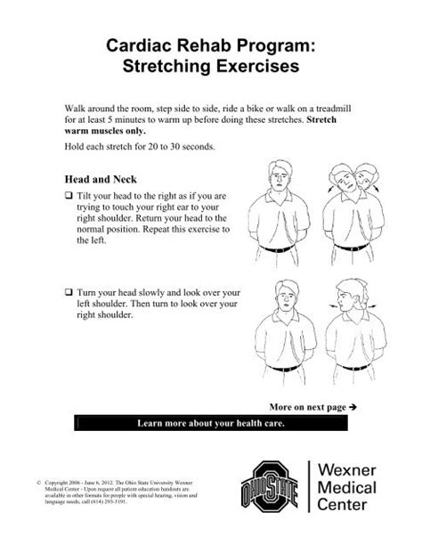 Neck Stretches Handout