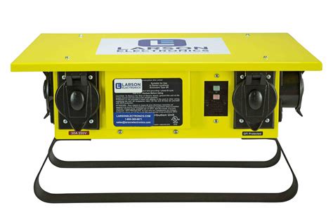 Larson Electronics Portable Spider Box 120240v Input 1 Cs6375 Inlet 4 Receptacles