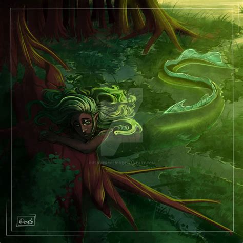 Swamp Mermaid By Flowercold10 On Deviantart