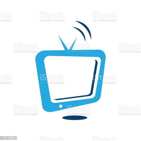 Abstract Retro Monitor Tv Logo Design Vector Graphic Design