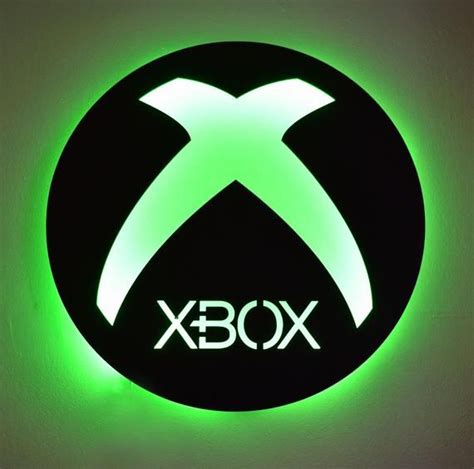 This Awesome Xbox Inspired Led Lighted Controller Power Button Sign