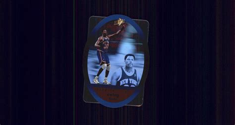 1996 Spx 33 Patrick Ewing Die Cut Hologram Card Nm Mt
